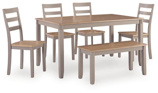 Gesthaven Dining Room Table Set (6/CN)