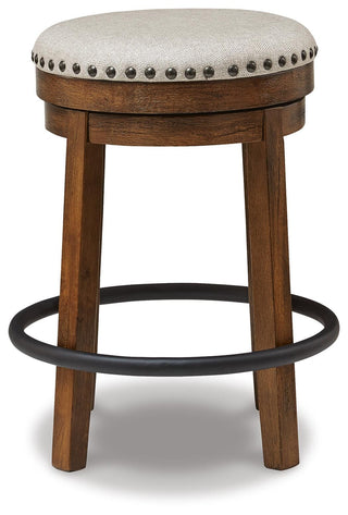 Valebeck Counter Height Dining Table and 6 Barstools