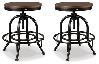 Valebeck Swivel Barstool (2/CN)