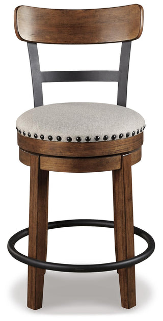 Valebeck Counter Height Dining Table and 6 Barstools