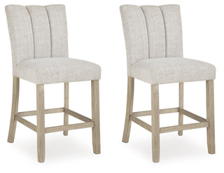 Larawyn Upholstered Barstool (2/CN) Next-Gen Nuvella™