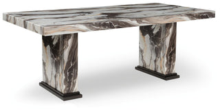 Jeshina Dining Table and 6 Chairs