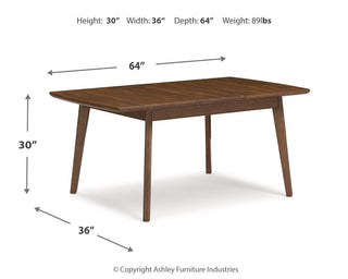 Lyncott Extension Dining Table and 4 Chairs