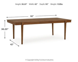 Lyncott Extension Dining Table and 6 Chairs