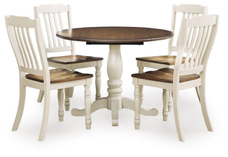 Wirloni Dining Table and 4 Chairs