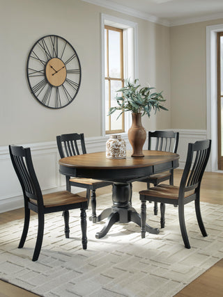 Clorazi Extension Dining Table and 4 Chairs