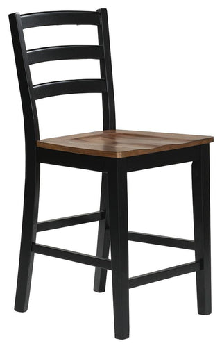 Wildenauer Counter Height Extension Dining Table and 4 Barstools