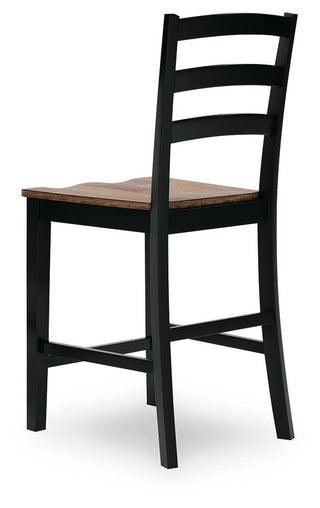 Wildenauer Counter Height Extension Dining Table and 4 Barstools