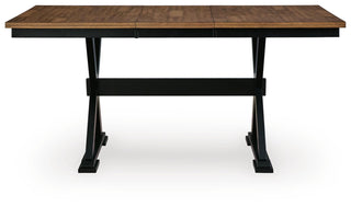 Wildenauer Counter Height Extension Dining Table and 4 Barstools
