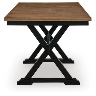 Wildenauer Counter Height Extension Dining Table and 4 Barstools