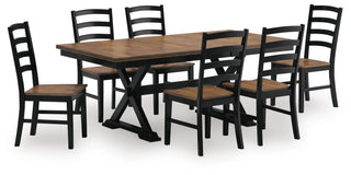 Wildenauer Extension Dining Table and 6 Chairs