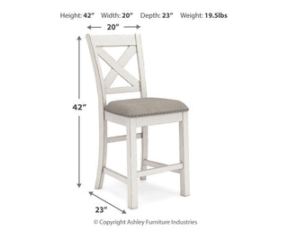 Robbinsdale Counter Height Table and 8 Barstools