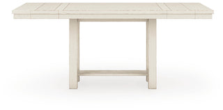 Robbinsdale Counter Height Extension Dining Table, 6 Barstools and Bench