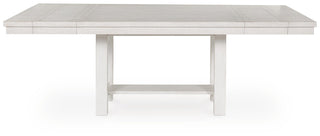 Robbinsdale Dining Table, 6 Chairs and Bench