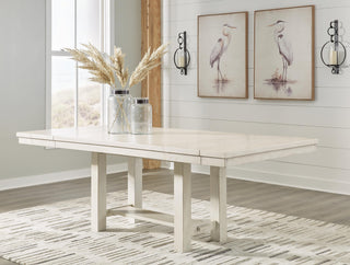 Robbinsdale Dining Table, 4 Chairs and Bench