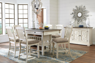 Bolanburg Counter Height Dining Table and 6 Barstools with Server