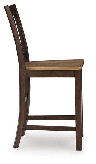 Rylandeen Counter Height Extension Dining Table and 8 Barstools
