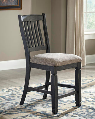 Tyler Creek Counter Height Dining Table and 4 Barstools with Server
