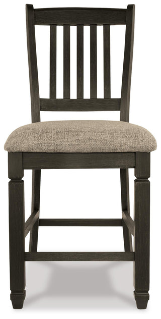 Tyler Creek Counter Height Dining Table and 4 Barstools with Server