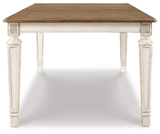Realyn Extension Dining Table and 4 Chairs