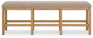 Havonplane Counter Height Dining Table, 6 Barstools and Bench