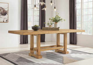 Havonplane Counter Height Dining Table and 10 Barstools