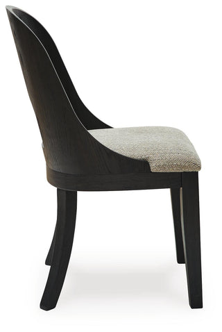 Rowanbeck Dining Table, 2 Arm Chairs and 4 Side Chairs