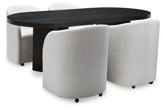 Rowanbeck Dining Table and 4 Chairs