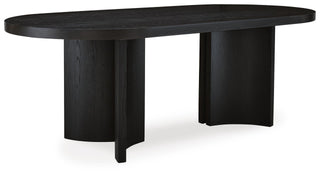 Rowanbeck Dining Table, 2 Arm Chairs and 4 Side Chairs
