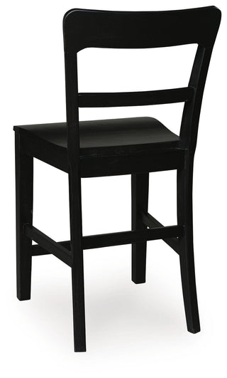 Greddinton Counter Height Dining Table and 6 Barstools