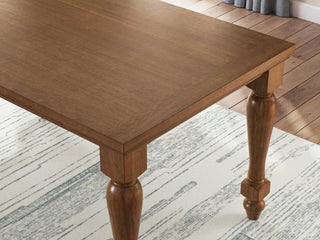 Greddinton Counter Height Dining Table and 4 Barstools