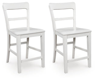 Greddinton Counter Height Dining Table and 4 Barstools