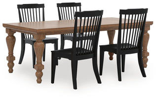 Greddinton Dining Table and 4 Chairs