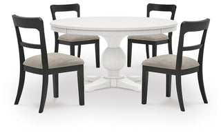 Greddinton Dining Table and 4 Chairs