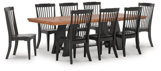 Greddinton Extension Dining Table and 8 Chairs