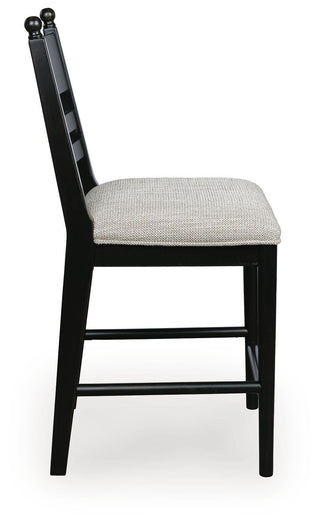 Greddinton Counter Height Dining Table and 6 Barstools