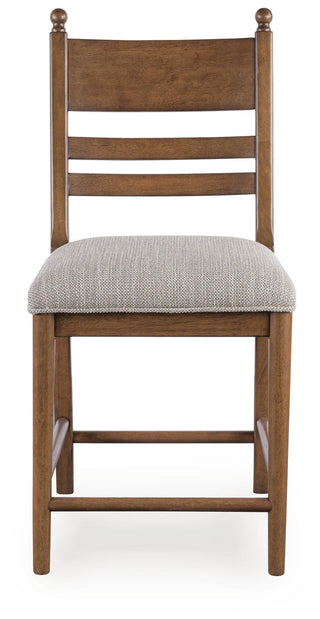 Greddinton Counter Height Dining Table and 6 Barstools