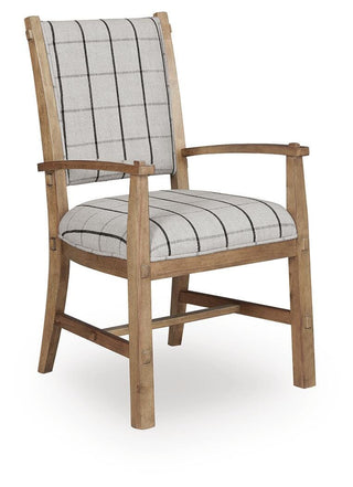 Ridgester Dining UPH Arm Chair (2/CN) Next-Gen Nuvella™