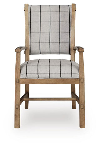 Ridgester Dining UPH Arm Chair (2/CN) Next-Gen Nuvella™