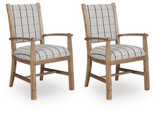 Ridgester Dining UPH Arm Chair (2/CN) Next-Gen Nuvella™