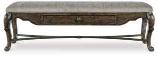 Maylee Dining Table, 6 Chairs and Bench