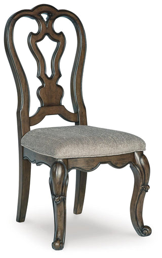 Maylee Dining Table with 6 Chairs and Buffet and Hutch