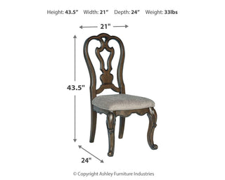 Maylee Extension Dining Table, 4 Chairs and Bench