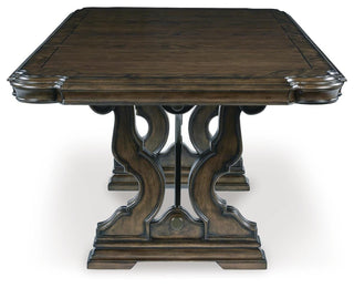 Maylee Dining Table with 6 Chairs and Buffet and Hutch