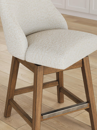 Cabalynn Upholstered Barstool (2/CN) Next-Gen Nuvella™