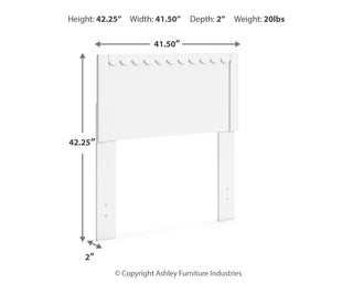 Hallityn Panel Headboard - Twin