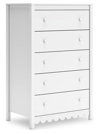 Hallityn Five Drawer Chest