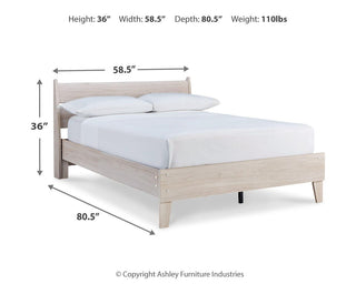 Socalle Panel Platform Bed - Full