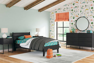 Socalle Panel Platform Bed - Twin