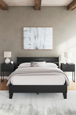 Socalle Panel Platform Bed - Queen